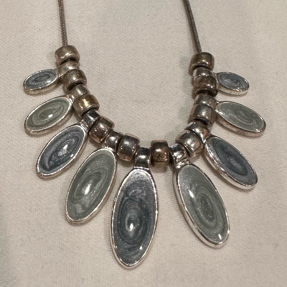 Lovely Blue and Silver Necklace